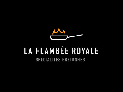 Flame Restaurant Logo (Daily Logo Challenge #10) dailylogochallenge