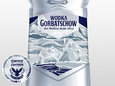 Snow Structure alcohol arctic bottle ice iceberg label design north pole packaging design vodka water winter wodka