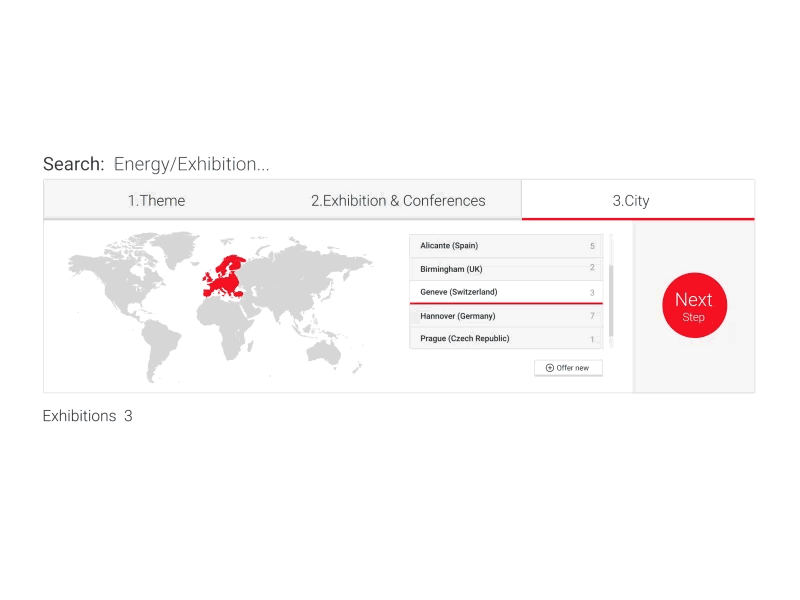 Seamless Website UI Panel Animation