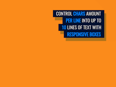 Boxer - Chars Per Line Text Boxes after effects animation characters per line expressions motion graphics multiple lines symbols text boxes text shapes