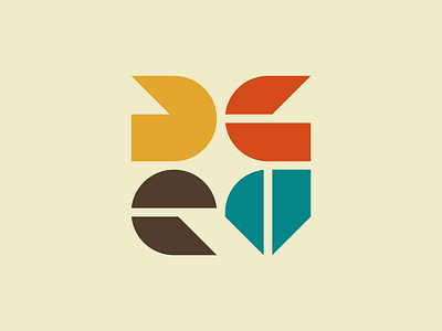 DEEV retro logo 1980s logo minimalist retro