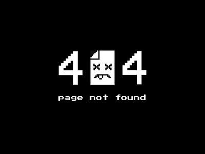 404 Page 404 8 bit classic game load nintendo old page shcool video web website