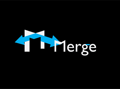 Merge algorithm app branding colors design fintech graphic design illustration lettermark logo logodesign merge saas wordmark