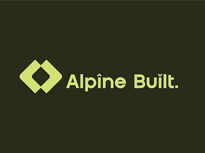 Alpine Built- Logo Design For a Carpentry Business. behance brandidentity branding business businesslogo carpentry design dribbble graphic design inspiration logo logodesign logotrends minimalistlogo modernlogo professional professionallogo vector visualidentity