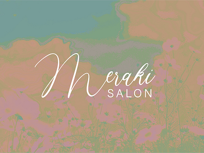 Meraki Salon- Logo Design for a Salon behance branding design dribbble graphic design graphicdesigner inspiration logo logodesign logoinspo minimal minimalist modern odentity professional salonlogo ui ux vector webdesign