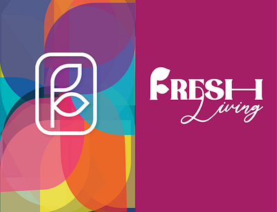 Fresh Living- Logo Design for a Health Management Company. 3d animation behance branding design dribbble graphic design identity illustration inspiration logo logodesign minimalist modren motion graphics professional typography ui ux vector