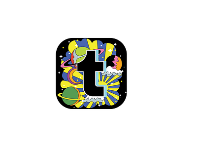 Tumblr App Icon 3d app appdesign branding design graphic design icon illustration logo logodesign ui ux vector