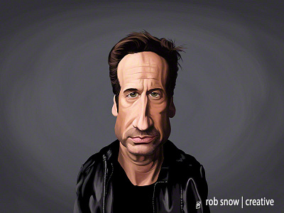 Celebrity Sunday ~ David Duchovny actor californication caricature celebrity david duchovny famous fox mulder hank moody star x files