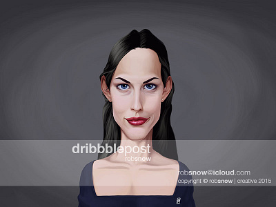 Celebrity Sunday - Liv Tyler actress caricature celebrity female film hollywood liv tyler movies star