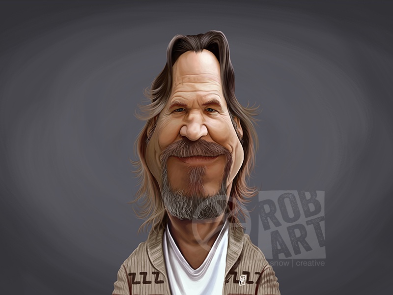 Jeff Bridges by Rob Art | illustration on Dribbble