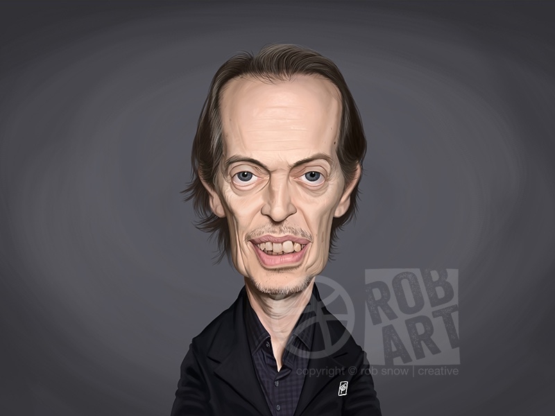 Steve Buscemi by Rob Art illustration on Dribbble