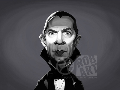 Bela Lugosi actor bela lugosi caricature celebrity digital art dracula face hollywood horror movies portrait vintage