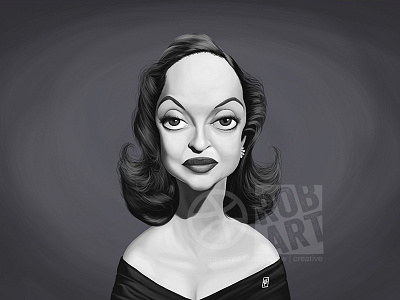 Bette Davis by Rob Art | illustration on Dribbble