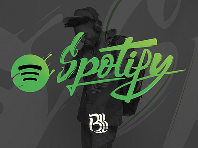 Lettering Spotify branding graphic design lettering music spotify