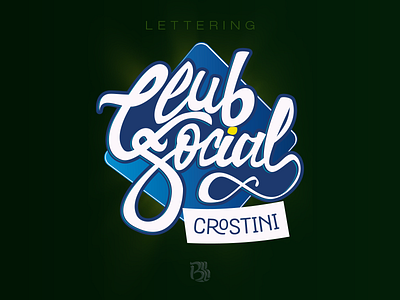 Club Social branding clubsocial graphic design lettering project