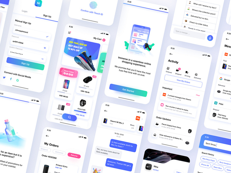 Neura UI Kit by Left Aligned for UI8 on Dribbble