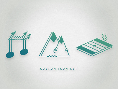 custom icons set flat gradient icon icons lines vector