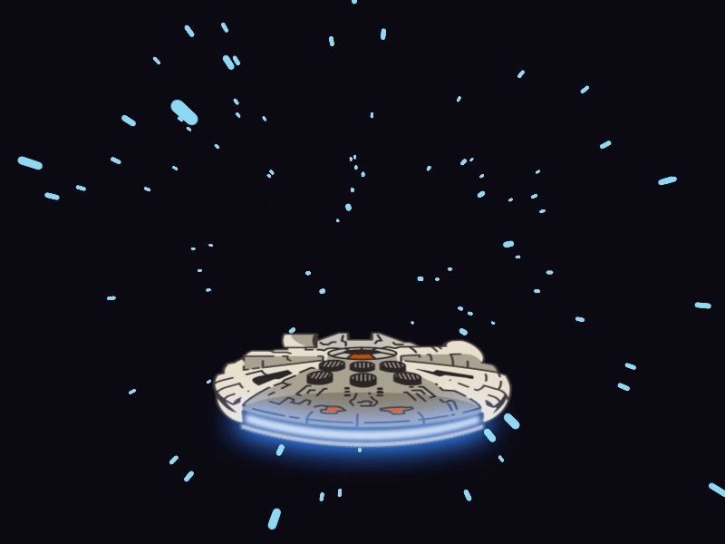 1 month until SOLO! who's excited? animation gif han solo millennium falcon rebels solo space star star wars