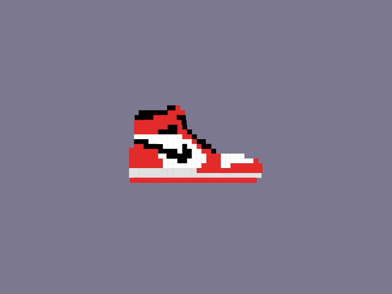 diga sneaks adidas adobe xd after effects air jordan animation gif pixel art pixels shoes sneakerhead sneakers vector