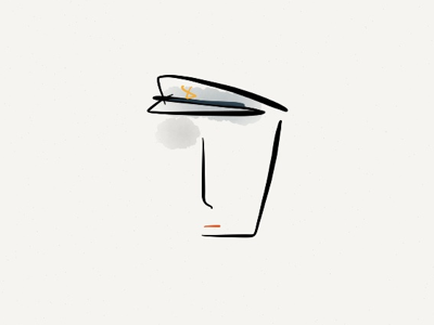 Policeman paper sketch