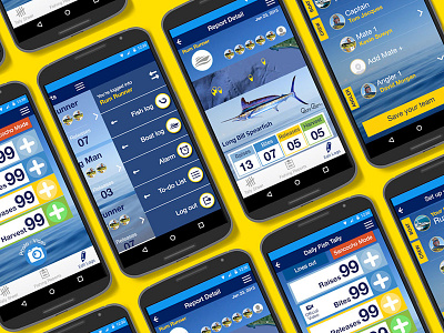 Sport Fishing App android app material design sport fishing