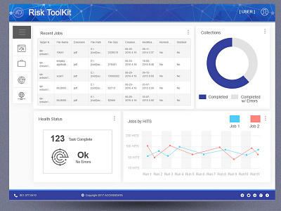 Blue white dashboard blue button dashbaord ui