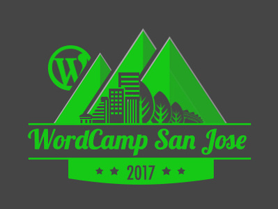 WordCamp San Jose 2017 logo concept branding costa rica design logo wordpress