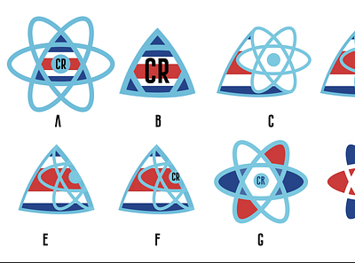 React Costa Rica Logo costa rica illustration logo react.js