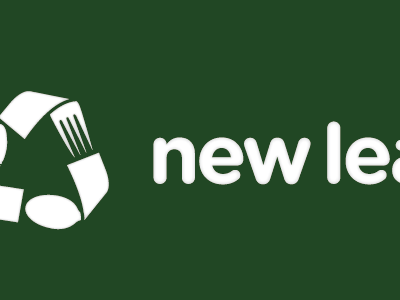 New Leaf Housewares branding green leaf recycle