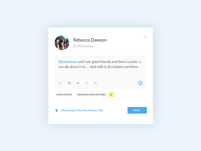 Status Update 081 avenir daily ui status status update tags twitter inspired ui ux