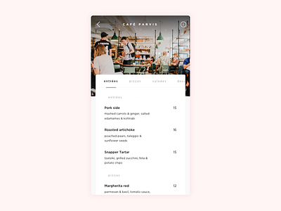 Food/Drink Menu 043 daily ui delivery app food menu fooddrink menu menu restaurant menu ui ux app design