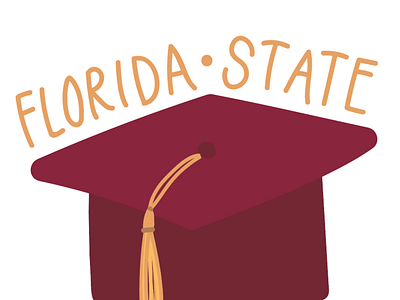 Florida State Graduation Illustration