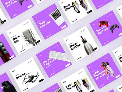 Kelo E-commerce sites graphic design