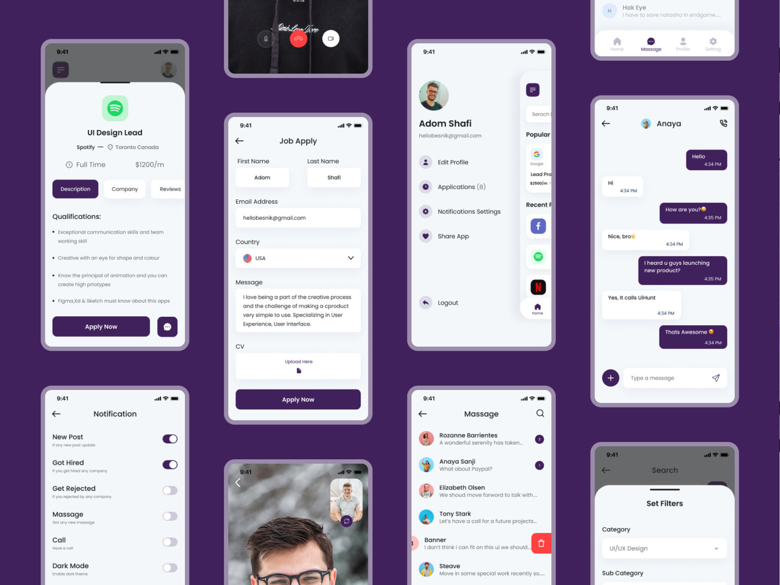 UI design lead by IT Services India on Dribbble