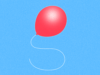 g 36daysoftype balloon illustration