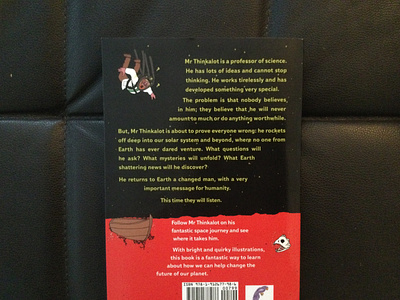 Mr Thinkalot’s Fantastic Space journey back cover