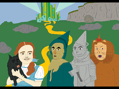 The Wizard of Oz bertlahr childrens book childrensmovie i.m.mayes jackhaley judygarland movieart mr thinkalot thewizardofoz