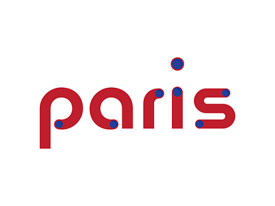 PARIS branding designinspiration dribble graphic design typography