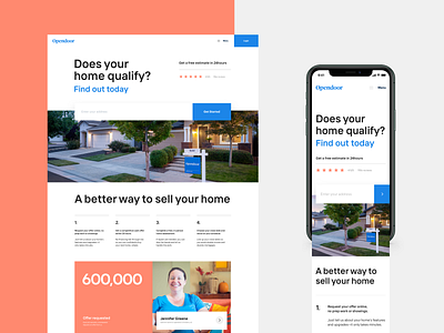 Simplified homepage