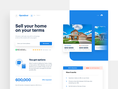 Homepage hero layout