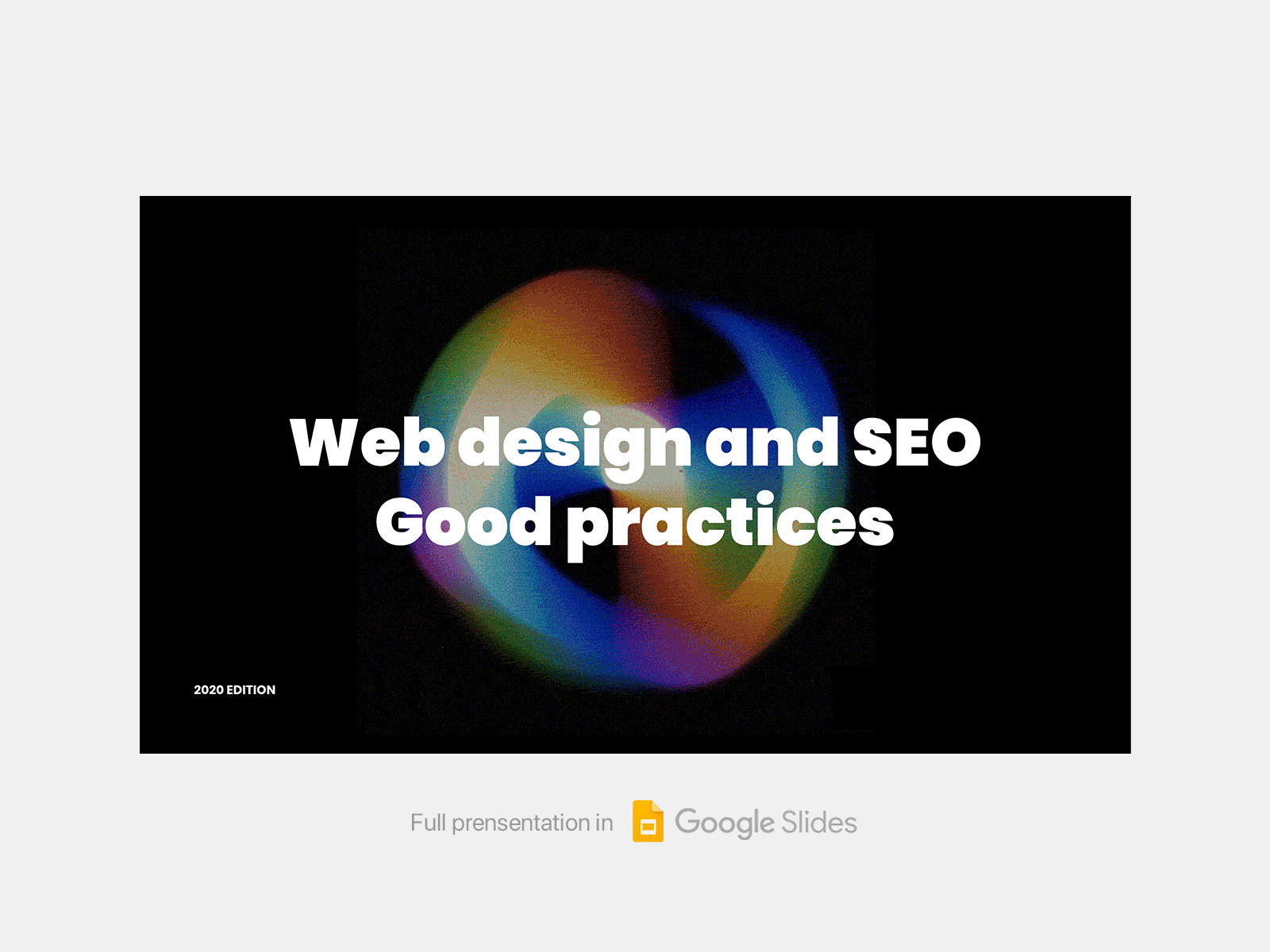 Web design good practices advice deck presentation slides slideshare startup web design webmaster