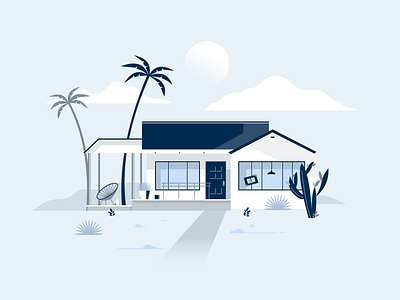 Summer 2020 brand home house illustration realestate