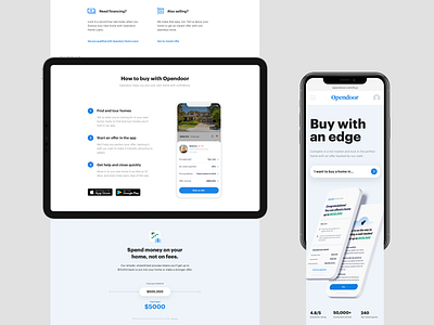 Buyer page layout app hero home house landing page layout product real estate responsive ui web web design