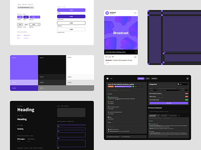 Broadcast visual identity app brand guidelines identity kit product productivity web