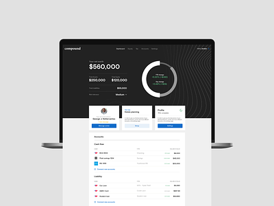 Compound dashboard layouts