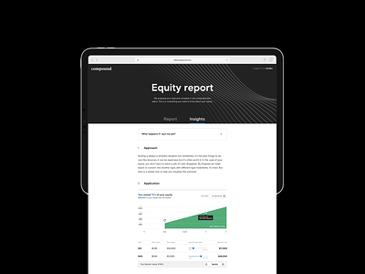 Equity report