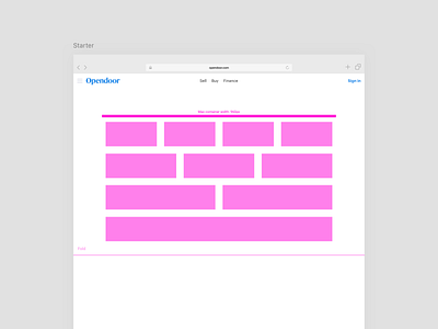 960px grid layout by Nicolas Solerieu on Dribbble