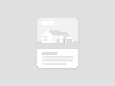 Listing card loading placeholder animation brand cards empty home house illustration listing loading placeholder real estate web