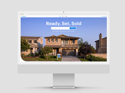 Homepage hero brand hero home house landing photo real estate web web design