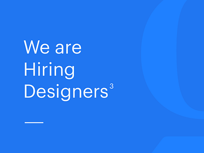 We're Hiring brand designer hire lead opendoor product